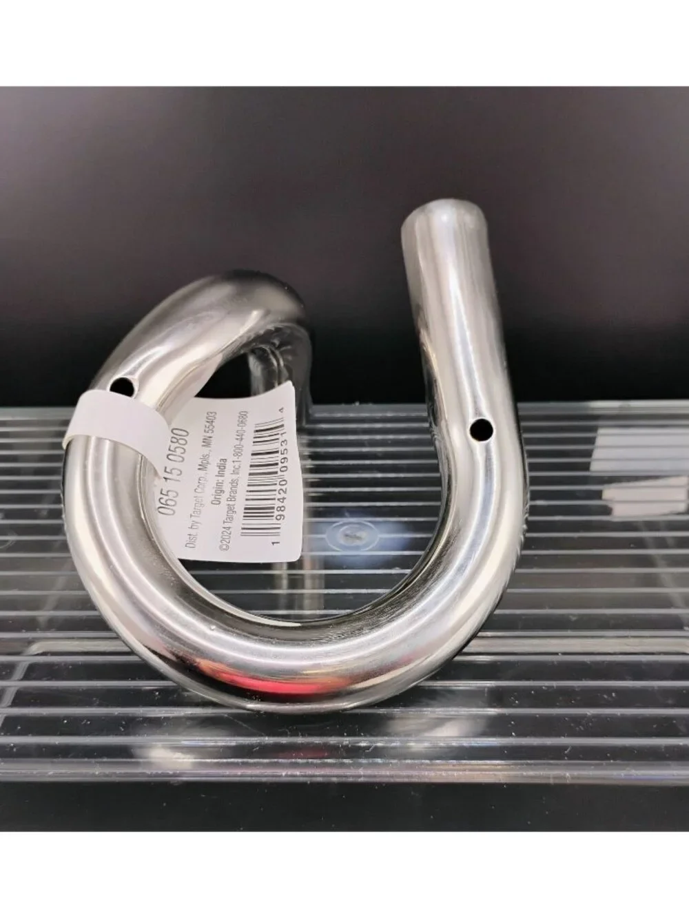 Threshold Silver Loop Metal Candle Holder 10